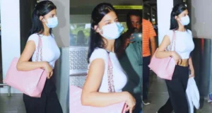 Suhana Khan spotted in Air pot cool look