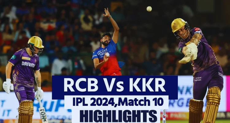 RCB vs KKR Highlights: KKR beat RCB by 7 wickets, Kohli's 50 years went to no end